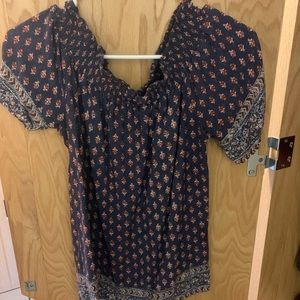 Off the shoulder shirt